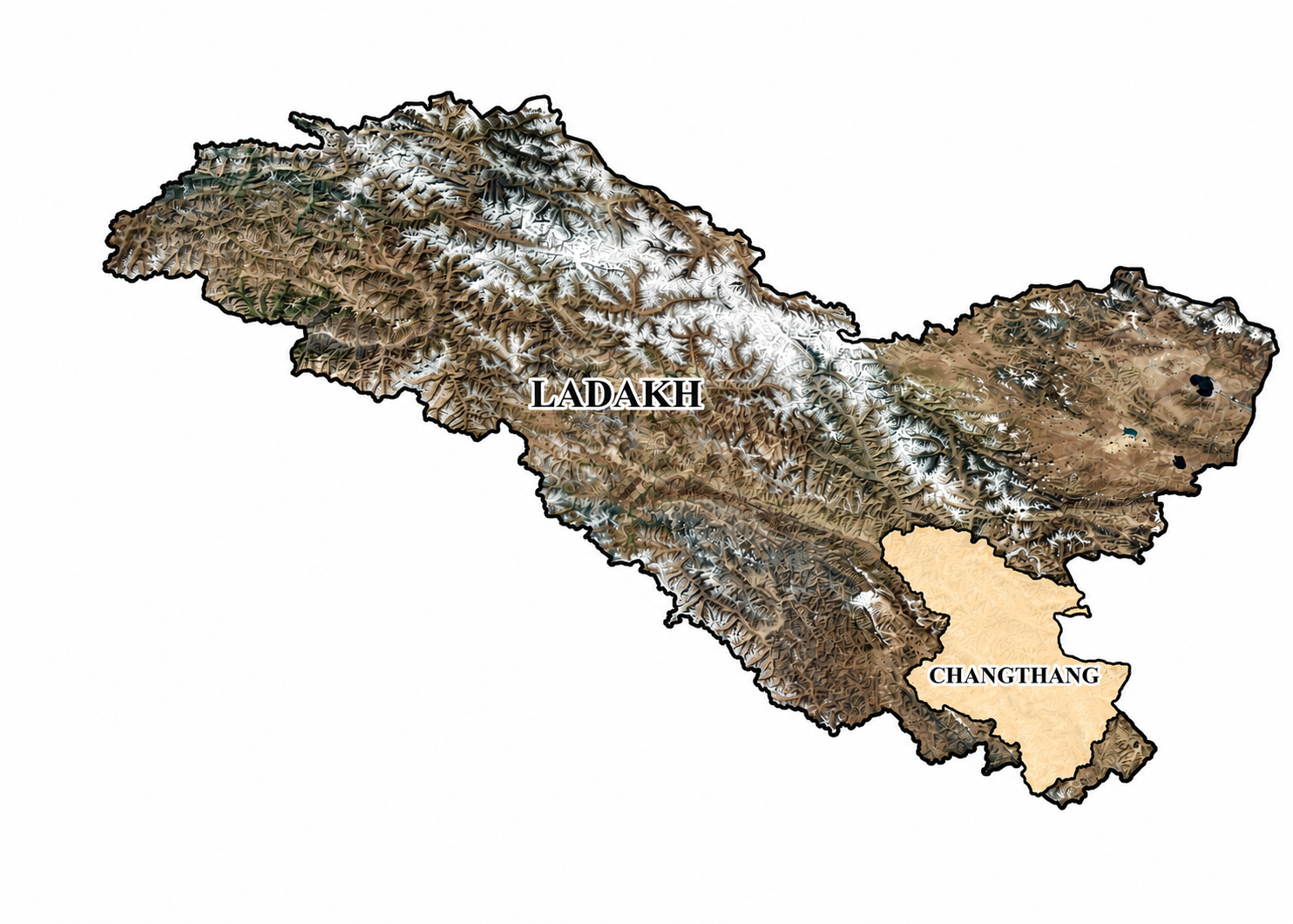 Ladakh Map